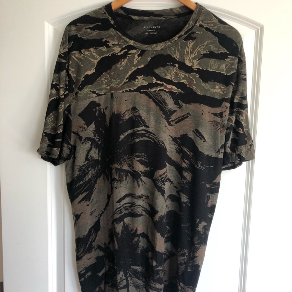 All Saints camo tee